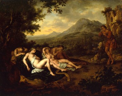 Cimon en Iphigenia door Willem Van Mieris